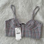 ZARA  | Tweed Crop Tank Photo 3