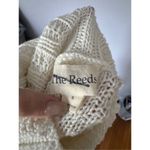 The Reeds Cotton Chunky Cable Knit Turtleneck Sweater Ivory Cream Small White Photo 2