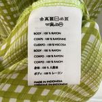 Faithfull the Brand - Imogen Mini Dress Djerra Check Lime Green Cocktail Summer Photo 6