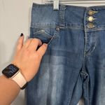 YMI Jeans YMI Wanna Betta Butt? Jeans Light Wash Juniors Size 7 Straight Leg Triple Button Photo 1