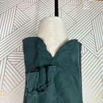 Ateliers De La Maille Green Cupro Ruffle Sleeve Top Size 1 / US Small Photo 6