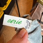 Aerie NWT NIP  Soft Gray Velvet Knotted Headband One Size Photo 1