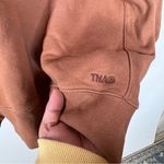 TNA Sweatfleece Cozy Fleece Boyfriend Fit Brown Sweatshirt Size Xlarge Photo 3