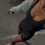 SKIMS  Black Outdoor Onesie Photo 0