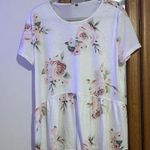 NWOT floral babydoll tee size xl White Photo 0
