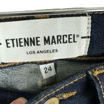 Etienne Marcel Dark Wash Cropped Jeans 24 Blue Photo 7