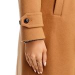 Norwegian Wool Notch Collar Double Breasted Coat, Camel Size XL New w/Tag $1,795 Tan Photo 6