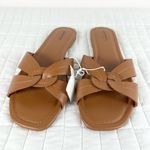 J.Crew  Factory Stitched Slide Sandal in Brown Size 10 NWT Photo 6