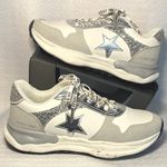 Vintage Havana s "1954" Silver Glitter White Rhinestone Sneakers women sz 7.5 Photo 1