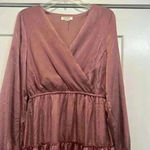 Andree by Unit light plum colored dress size medium. Photo 2