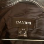 Danier Brown Genuine Leather Button Front Jacket Small Photo 1