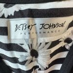 Betsey Johnson  Stripe Daisy Floral Design Performance Crop Top Sports Bra Photo 7