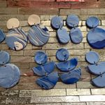 The Blues Clay Earrings Photo 1