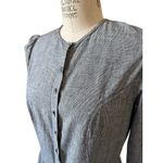 Town Clothes Rosa Midi Dress in Houndstooth Size Large Black Photo 2