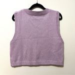 SheIn  Knit Sweater Vest Light Purple S Photo 2