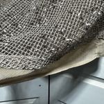 Alfred Dunner  Mesh Net Top Womens Medium 3/4 Sleeve Layered Necklace Blouse Photo 2