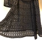 Merona Black Mesh Beach Cover Up Size XL Photo 3