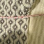 cupcakes & cashmere Geometric Knit Cardigan in Cream and Brown Size L Photo 4