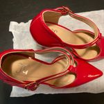 JG Women's Red Pointed Toe Heels Photo 7