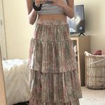 MINKPINK Boutique Green Midi Skirt Photo 0