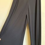 R & M Richards  Womens Sleeveless Black‎ Ruched Wide Leg Jumpsuit Size 6 Photo 3
