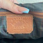 Vintage 90s Light Brown Leather Flap Classic Messenger Crossbody Bag Purse Photo 14