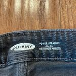 Old Navy  power straight high rise button fly jeans size 8 Photo 6