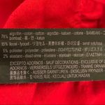 ZARA  Woman Premium Denim Red & Black Pants. Photo 8