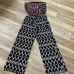 Trina Turk X INC International Concepts Tribal Print strapless Jumpsuit Size S Photo 10