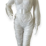 Sheer White Polka Dot Two Photo 0