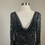 JKara Beaded Chiffon Long Sleeve A Photo 5