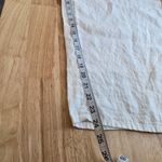 Flax  white linen wide leg cropped pants Lagenlook Minimalist Boho Photo 11