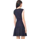 Rebecca Taylor - Taylor Dress Mini Cap Sleeve Pointelle 4 Black Photo 3