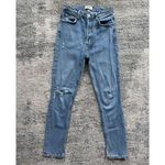 AGOLDE Nico High Rise Slim Jeans - Distressed Photo 2