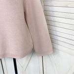 Divided H&M Cowl Neck Waffle Knit Crop Sweater Mauve Pink XS Photo 5