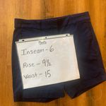 J.Crew shorts Size 4 Blue Bermuda Classic Cotton Style Pockets Casual Preppy Photo 5