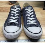 Converse All-Star Women 7 Navy Blue Canvas Lace-Up Low Top Athletic Sneakers Photo 0