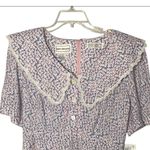 Karin Stevens NWT  90s Floral Maxi Dress 14 Gunne Sax Style Dusty Rose&Periwinkle Photo 4