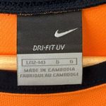 Nike Dri-FIT UV Women's Large Standard Fit T-shirt Short-Sleeve Top Orange Black Photo 2