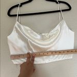 House Of CB  Marlene ivory draped satin corset top‎ NWOT size L Photo 8