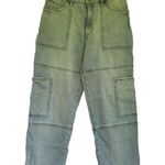 Sincerely Jules Green Cargo Pants Utility Style Blue Size 29 Photo 0