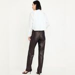 Old Navy  Metallic Sparkly High-Waisted Shine OG Loose Straight Leg Jeans Black 8 Photo 11