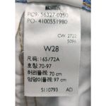 Levi's 501 Distressed Denim Shorts Ripped Frayed Hem Light Wash Photo 7