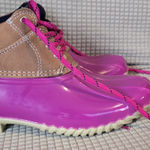 Tommy Hilfiger  Pink and Tan Winter Boots Photo 0