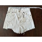 ZARA  White High-Rise Split Shorts Size 2 NWT! Photo 4