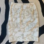 ESCADA vintage luxury Leather Snake python Pencil Skirt Tan Size XS Photo 5
