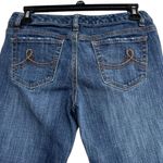Loft Ann Taylor Petite SZ 4P Slim Cropped Jeans Low-Rise Pocket Medium Wash Blue Photo 3