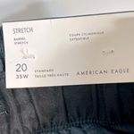 American Eagle Stretch Barrel Paper Bag High Waisted Corduroy Pants Size 20 Photo 7