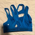 Lululemon  Logo Train Bra Poolside Photo 1