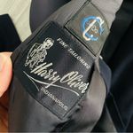 Harry Oliver fine trailer suit jacket blazer crochet Doiley detail & rhinestones Blue Size L Photo 8